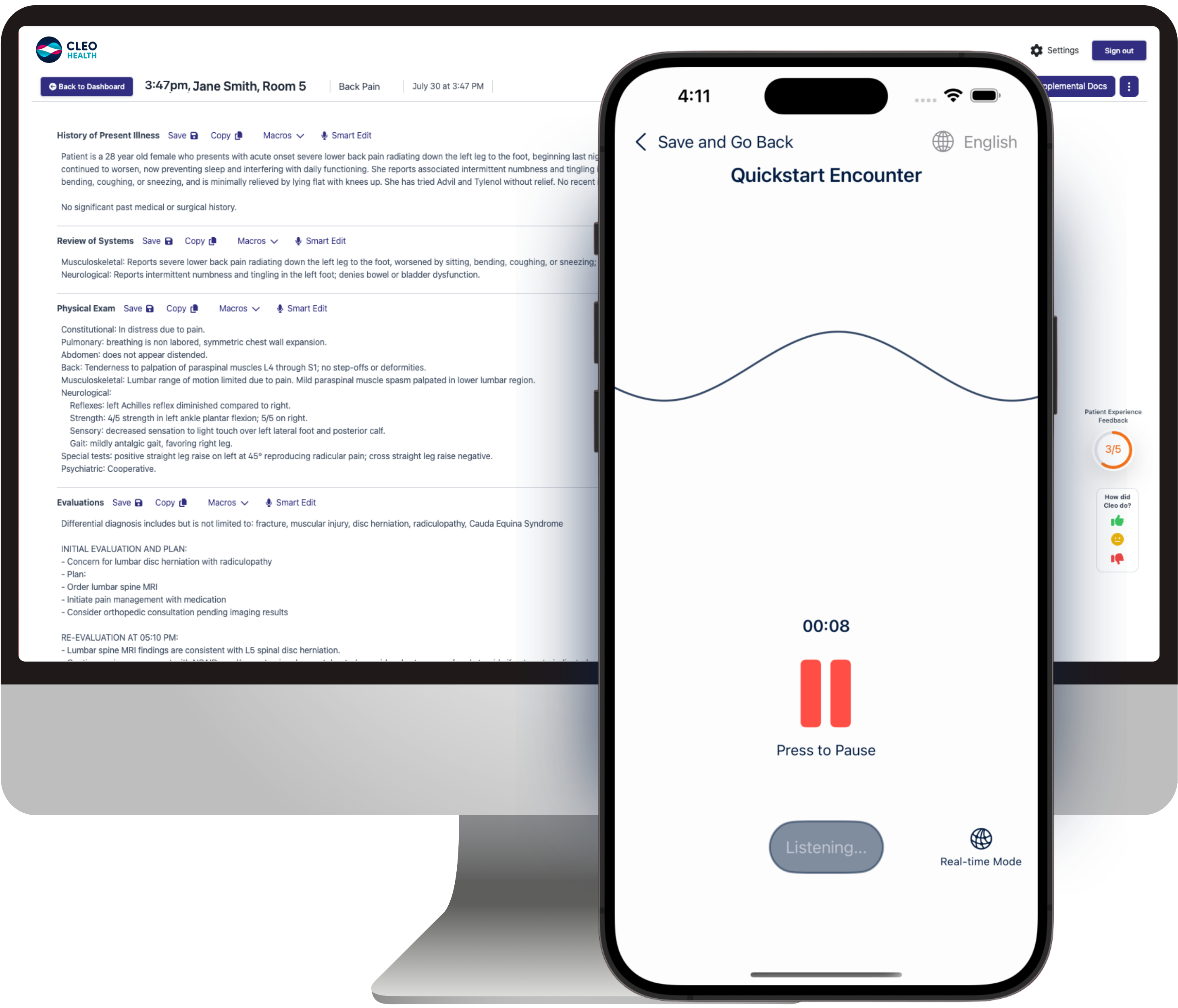AI-Powered Ambient Listening For Acute Care